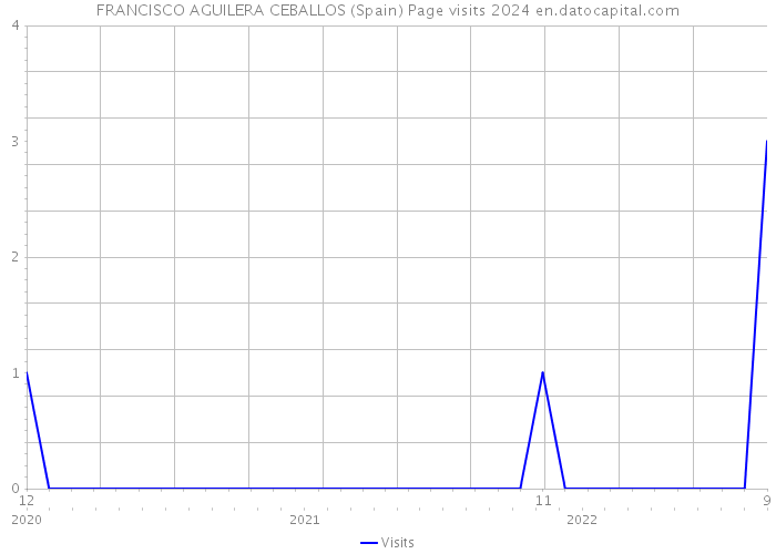FRANCISCO AGUILERA CEBALLOS (Spain) Page visits 2024 