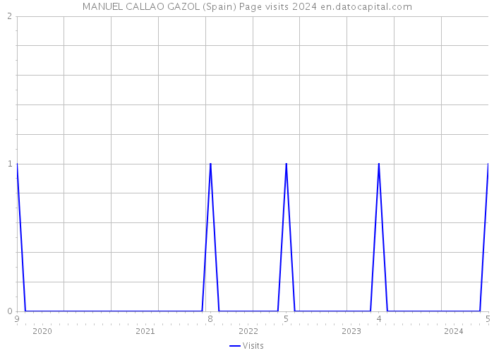 MANUEL CALLAO GAZOL (Spain) Page visits 2024 