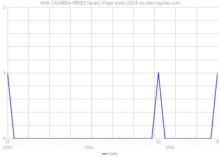 ANA CAUSERA PEREZ (Spain) Page visits 2024 