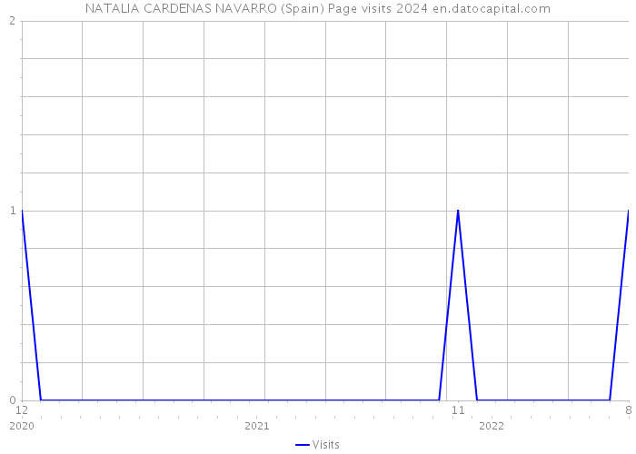NATALIA CARDENAS NAVARRO (Spain) Page visits 2024 