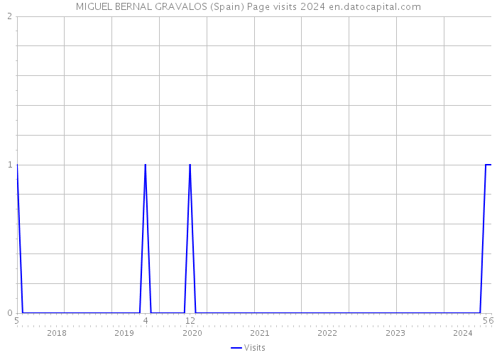 MIGUEL BERNAL GRAVALOS (Spain) Page visits 2024 