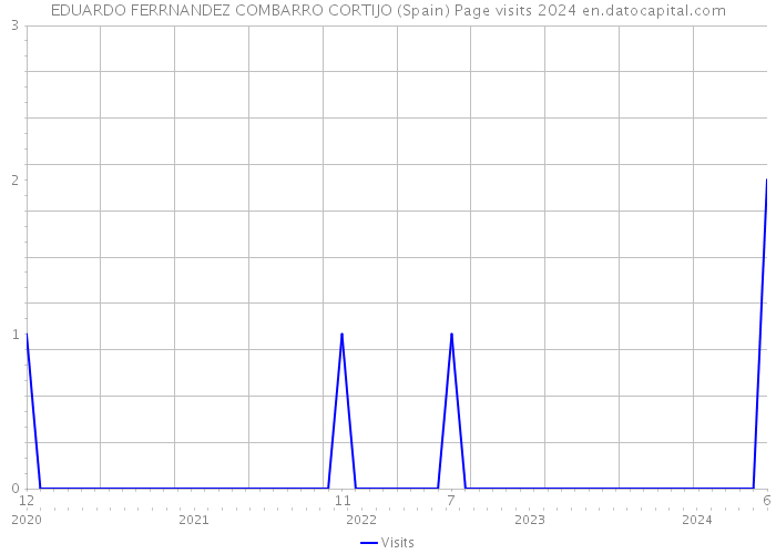 EDUARDO FERRNANDEZ COMBARRO CORTIJO (Spain) Page visits 2024 