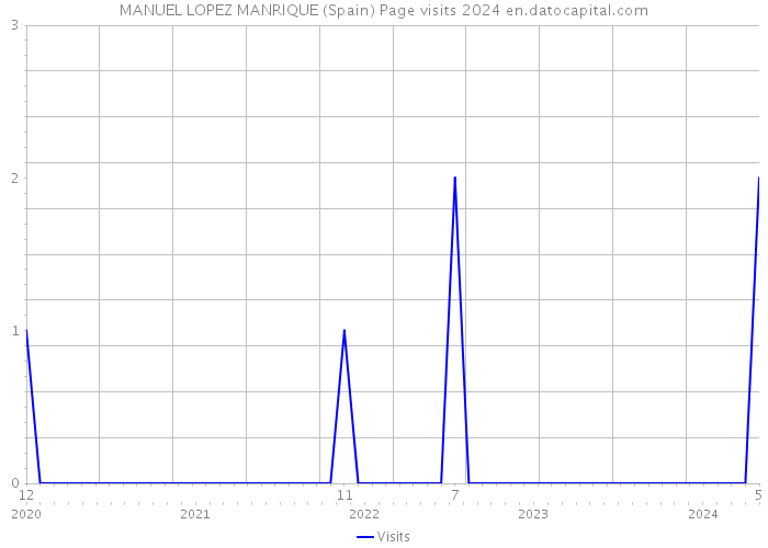 MANUEL LOPEZ MANRIQUE (Spain) Page visits 2024 