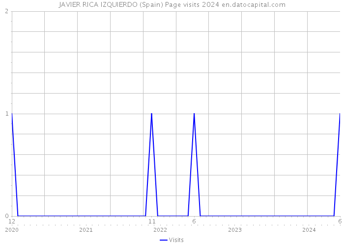 JAVIER RICA IZQUIERDO (Spain) Page visits 2024 