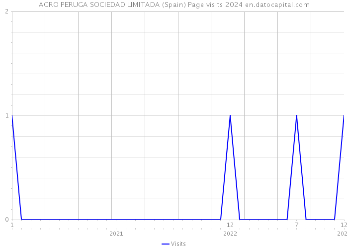 AGRO PERUGA SOCIEDAD LIMITADA (Spain) Page visits 2024 