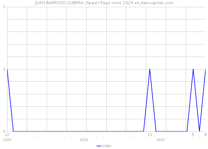 JUAN BARROSO GUERRA (Spain) Page visits 2024 