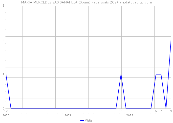MARIA MERCEDES SAS SANAHUJA (Spain) Page visits 2024 