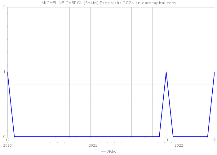 MICHELINE CABROL (Spain) Page visits 2024 