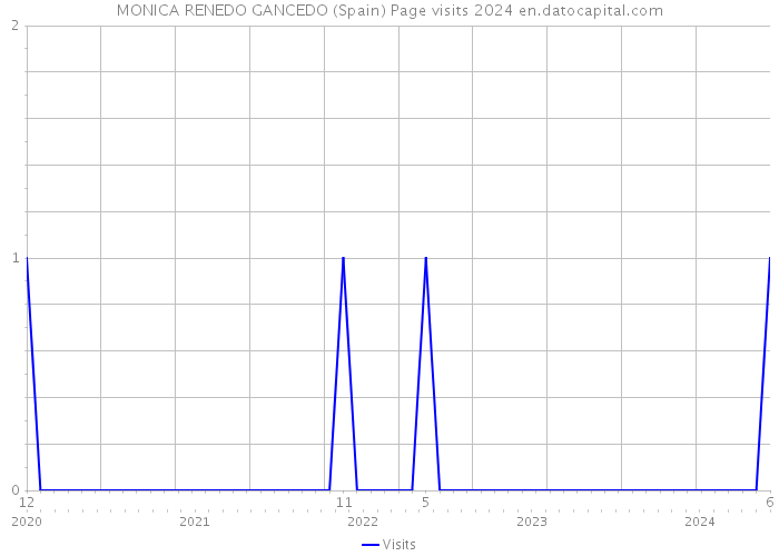 MONICA RENEDO GANCEDO (Spain) Page visits 2024 