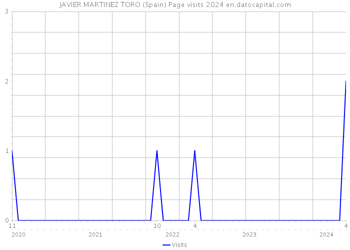 JAVIER MARTINEZ TORO (Spain) Page visits 2024 