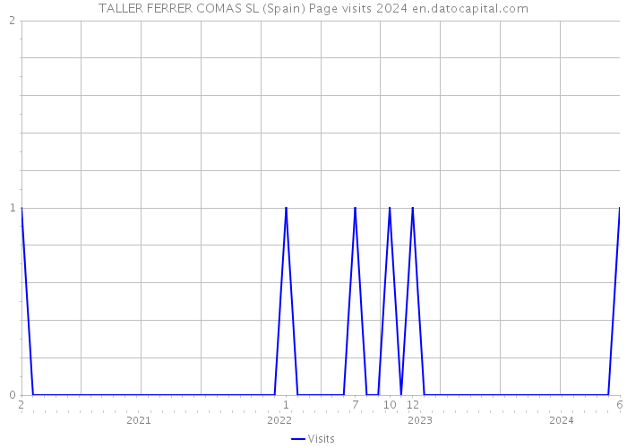 TALLER FERRER COMAS SL (Spain) Page visits 2024 
