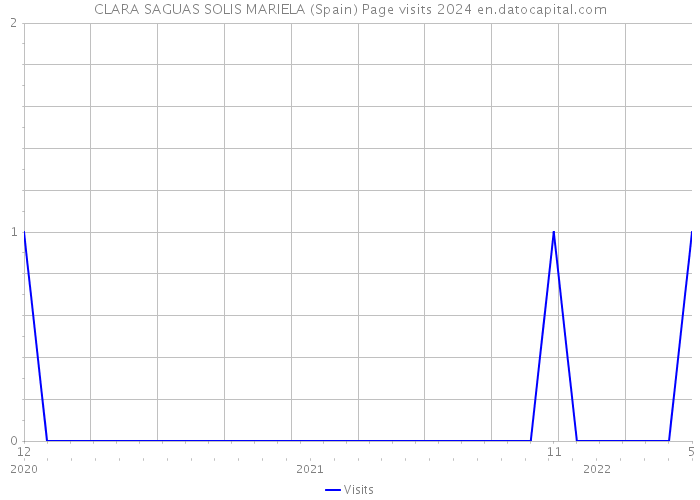 CLARA SAGUAS SOLIS MARIELA (Spain) Page visits 2024 