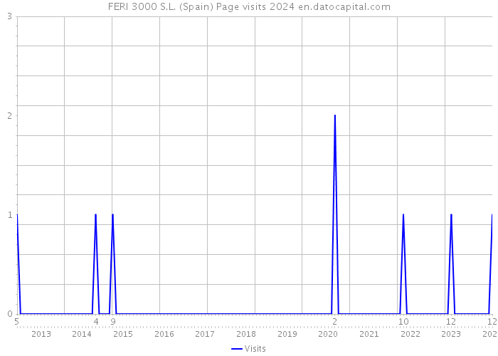 FERI 3000 S.L. (Spain) Page visits 2024 