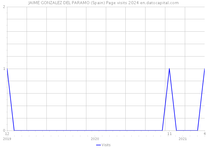 JAIME GONZALEZ DEL PARAMO (Spain) Page visits 2024 