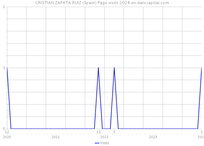 CRISTIAN ZAPATA RUIZ (Spain) Page visits 2024 
