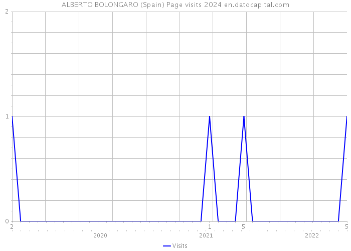 ALBERTO BOLONGARO (Spain) Page visits 2024 