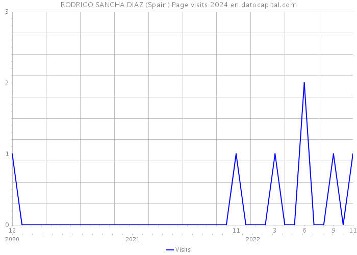 RODRIGO SANCHA DIAZ (Spain) Page visits 2024 