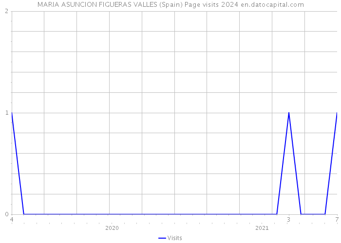 MARIA ASUNCION FIGUERAS VALLES (Spain) Page visits 2024 