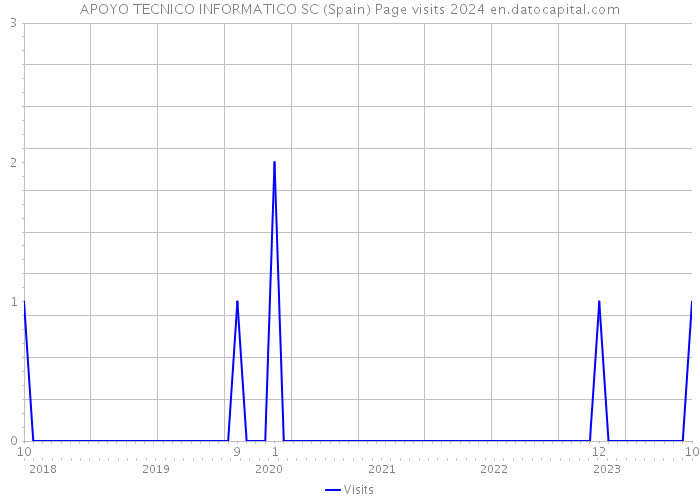 APOYO TECNICO INFORMATICO SC (Spain) Page visits 2024 