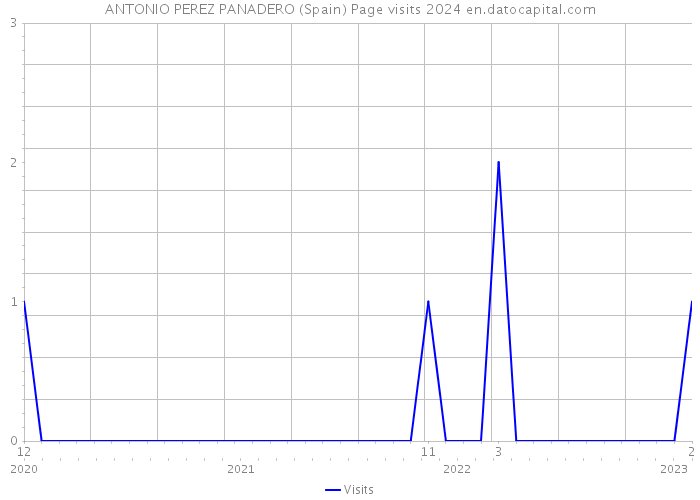 ANTONIO PEREZ PANADERO (Spain) Page visits 2024 