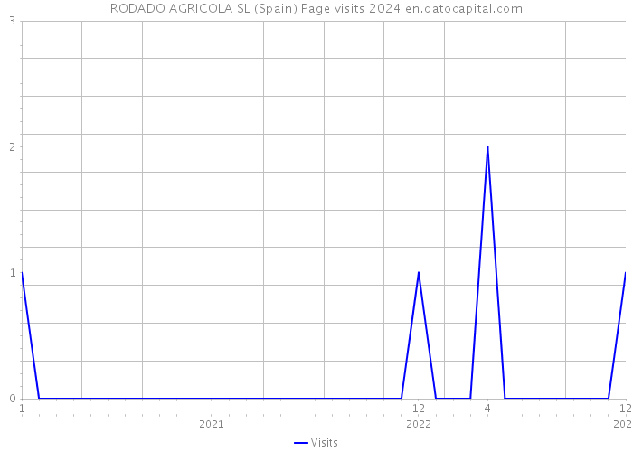 RODADO AGRICOLA SL (Spain) Page visits 2024 