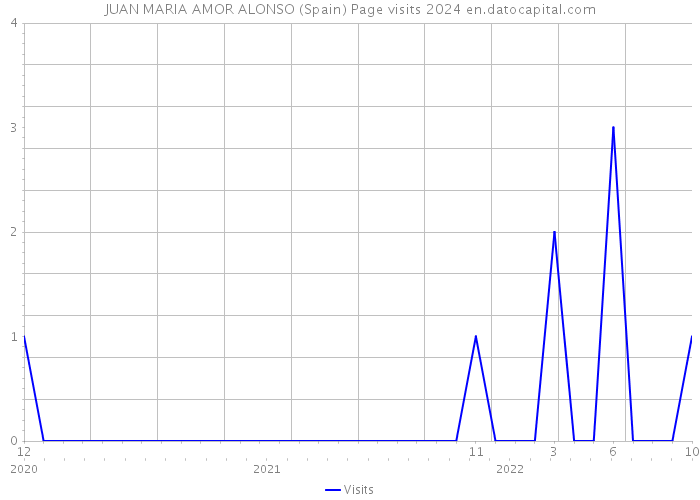 JUAN MARIA AMOR ALONSO (Spain) Page visits 2024 