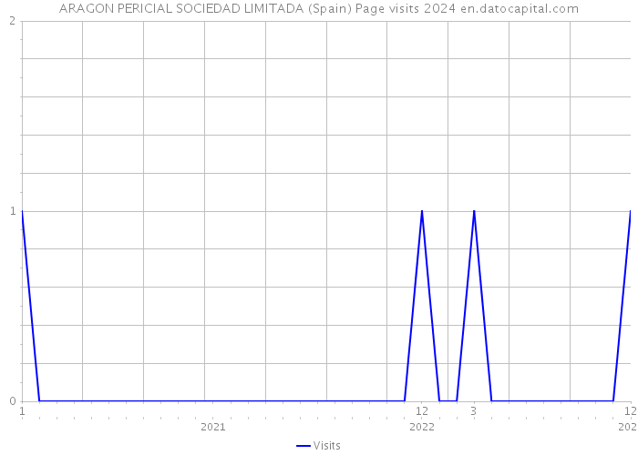 ARAGON PERICIAL SOCIEDAD LIMITADA (Spain) Page visits 2024 