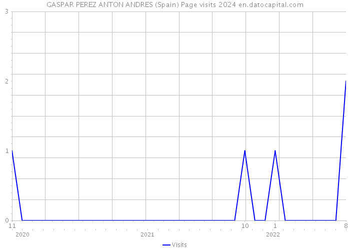 GASPAR PEREZ ANTON ANDRES (Spain) Page visits 2024 