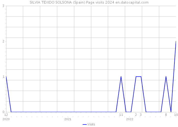 SILVIA TEXIDO SOLSONA (Spain) Page visits 2024 
