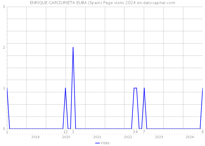 ENRIQUE GARIZURIETA EUBA (Spain) Page visits 2024 