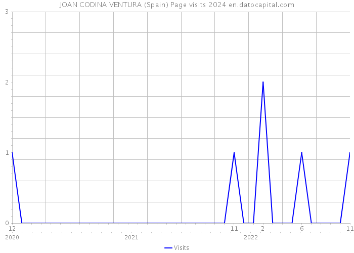 JOAN CODINA VENTURA (Spain) Page visits 2024 
