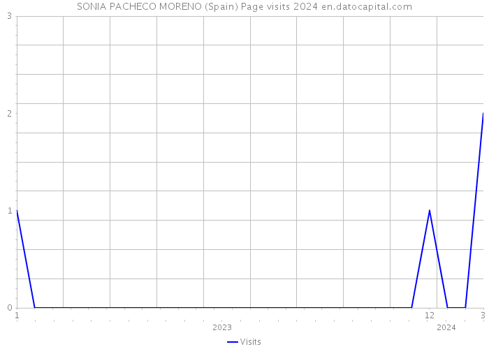 SONIA PACHECO MORENO (Spain) Page visits 2024 