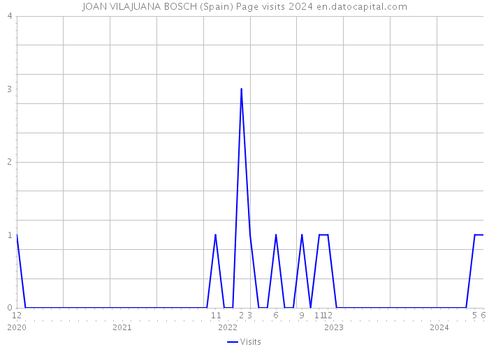 JOAN VILAJUANA BOSCH (Spain) Page visits 2024 