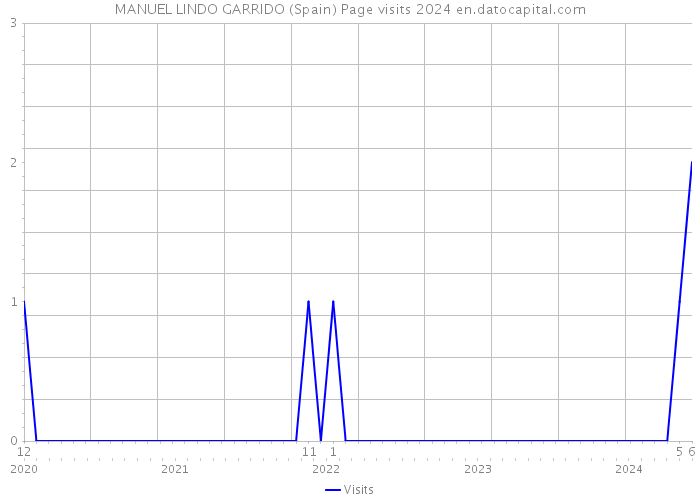 MANUEL LINDO GARRIDO (Spain) Page visits 2024 