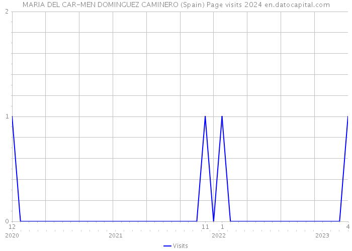 MARIA DEL CAR-MEN DOMINGUEZ CAMINERO (Spain) Page visits 2024 