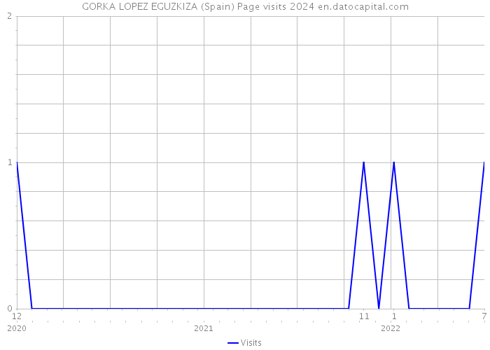 GORKA LOPEZ EGUZKIZA (Spain) Page visits 2024 