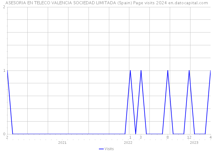 ASESORIA EN TELECO VALENCIA SOCIEDAD LIMITADA (Spain) Page visits 2024 