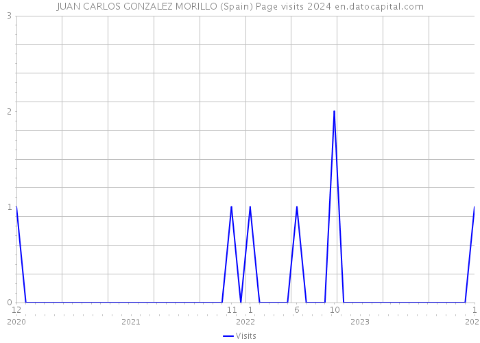 JUAN CARLOS GONZALEZ MORILLO (Spain) Page visits 2024 