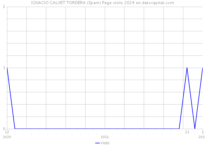 IGNACIO CALVET TORDERA (Spain) Page visits 2024 