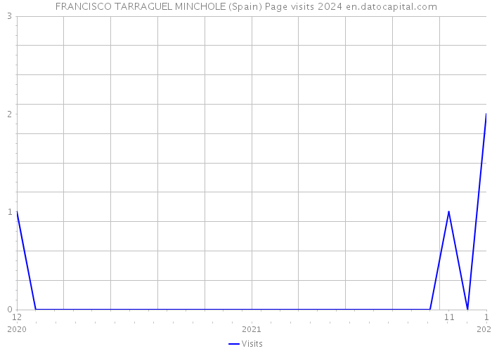 FRANCISCO TARRAGUEL MINCHOLE (Spain) Page visits 2024 