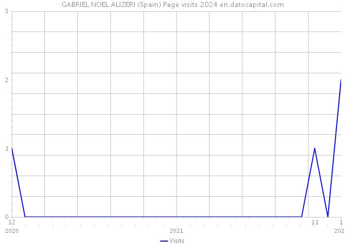 GABRIEL NOEL ALIZERI (Spain) Page visits 2024 