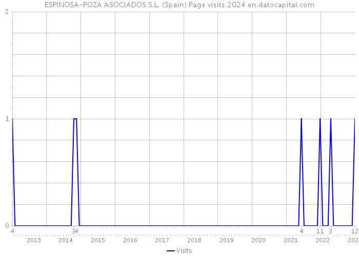 ESPINOSA-POZA ASOCIADOS S.L. (Spain) Page visits 2024 