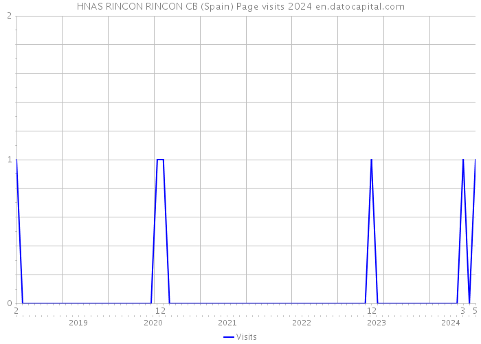 HNAS RINCON RINCON CB (Spain) Page visits 2024 