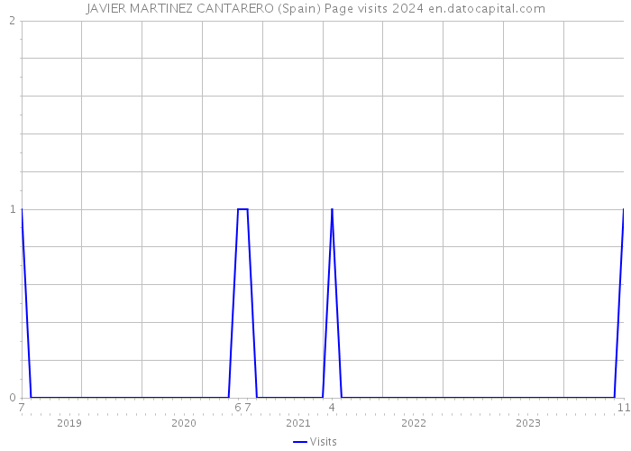 JAVIER MARTINEZ CANTARERO (Spain) Page visits 2024 