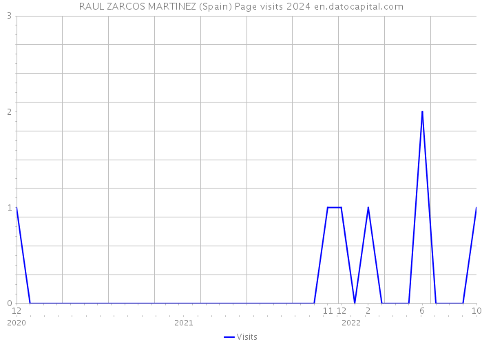 RAUL ZARCOS MARTINEZ (Spain) Page visits 2024 