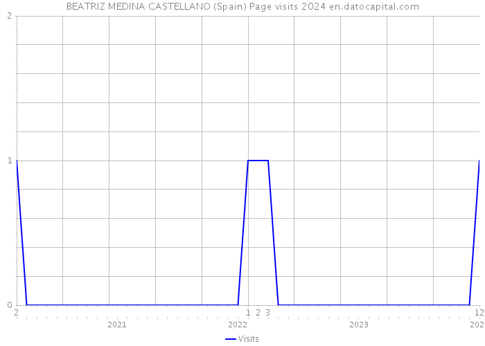 BEATRIZ MEDINA CASTELLANO (Spain) Page visits 2024 