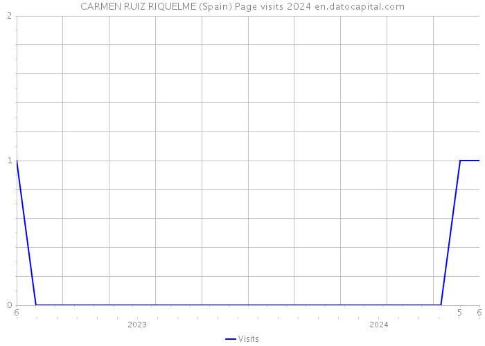 CARMEN RUIZ RIQUELME (Spain) Page visits 2024 