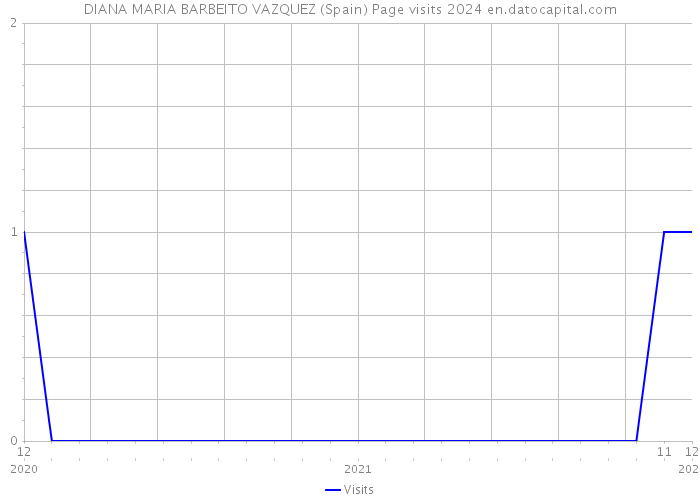 DIANA MARIA BARBEITO VAZQUEZ (Spain) Page visits 2024 