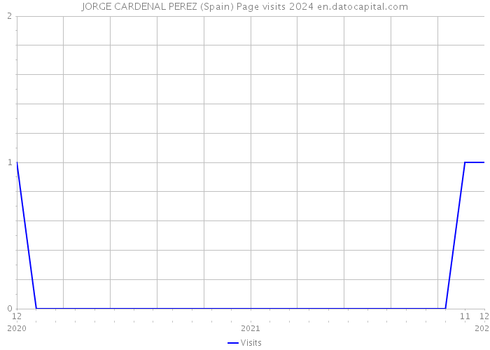 JORGE CARDENAL PEREZ (Spain) Page visits 2024 