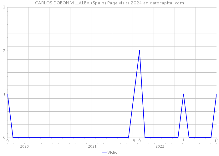 CARLOS DOBON VILLALBA (Spain) Page visits 2024 